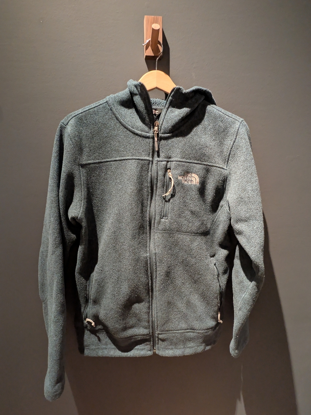 The North Face Men's Full-Zip Hooded Fleece Jacket - Blue